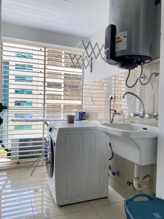 Hermoso Apartamento Con Piscina Miraflores- Canvas Lima Bagian luar foto